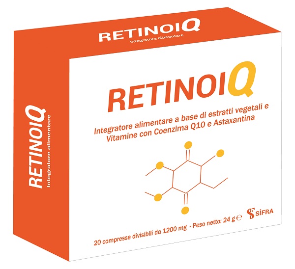 RETINOIQ 20 COMPRESSE DIVISIBILI DA 1200 MG - Parafarmacia Mostacciano