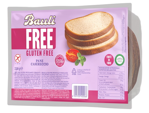 BAULI FREE PANE CASERECCIO 220 G - Parafarmacia Mostacciano