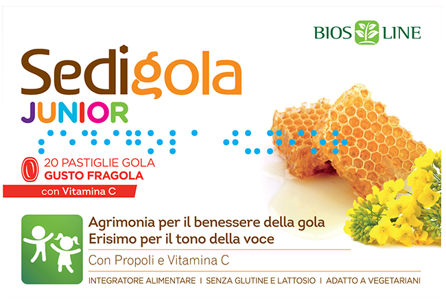 APIX PROPOLI SEDIGOLA JUNIOR FRAGOLA 20 PASTIGLIE - Parafarmacia Mostacciano