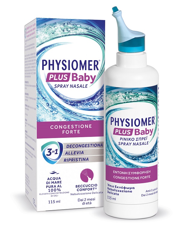 SPRAY NASALE PHYSIOMER PLUS BABY 115 ML - Parafarmacia Mostacciano