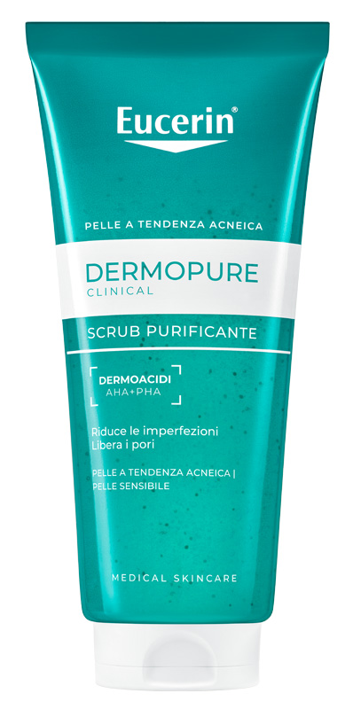 EUCERIN DERMOPURE CLINICAL SCRUB 100 ML - Parafarmacia Mostacciano