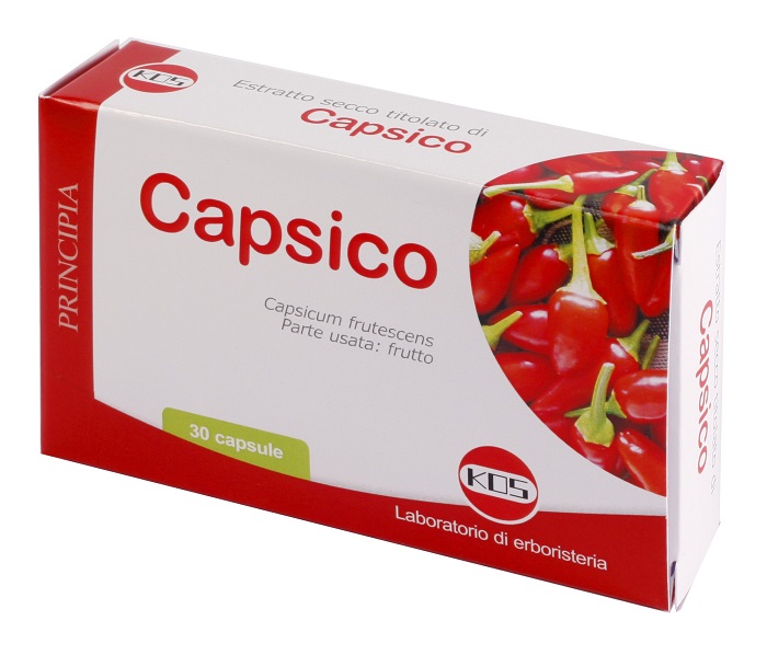 CAPSICO ESTRATTO SECCO 30 CAPSULE - Parafarmacia Mostacciano