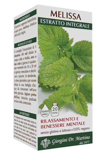 MELISSA ESTRATTO INTEGRALE 200 ML - Parafarmacia Mostacciano
