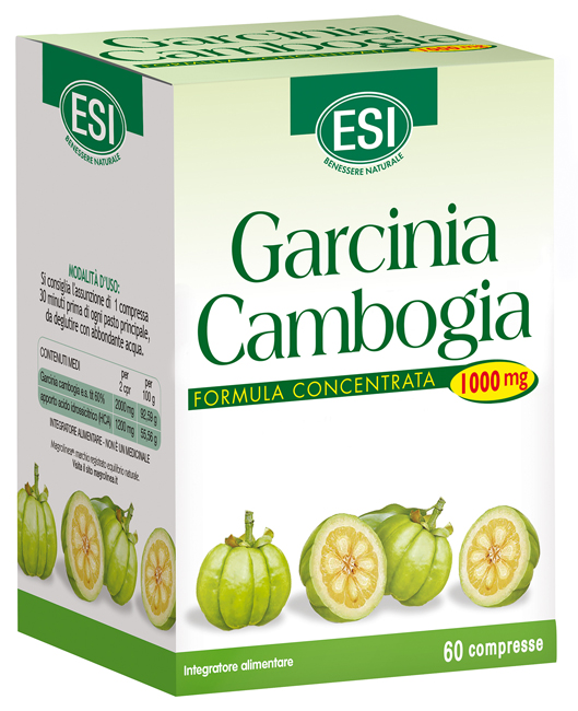 ESI GARCINIA CAMBOGIA 1000 MG 60 COMPRESSE - Parafarmacia Mostacciano