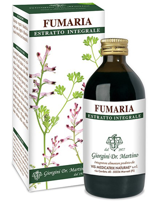FUMARIA ESTRATTO INTEGRALE 200 ML - Parafarmacia Mostacciano