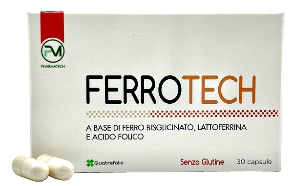 FERROTECH 30 CAPSULE DA 550MG - Parafarmacia Mostacciano