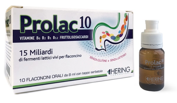 PROLAC10 FERMENTI LATTICI 15 MILIARDI 10 FLACONCINI 8 ML - Parafarmacia Mostacciano