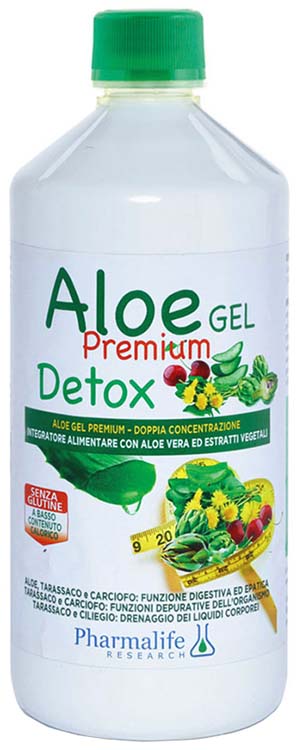 ALOE GEL PREMIUM DETOX 1 LITRO - Parafarmacia Mostacciano