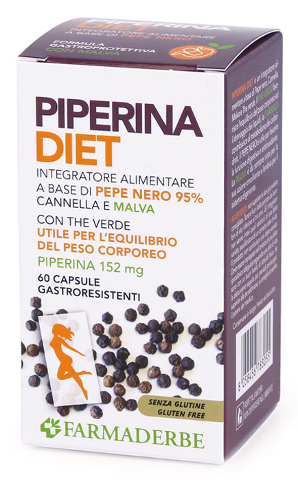 PIPERINA DIET 60 COMPRESSE - Parafarmacia Mostacciano