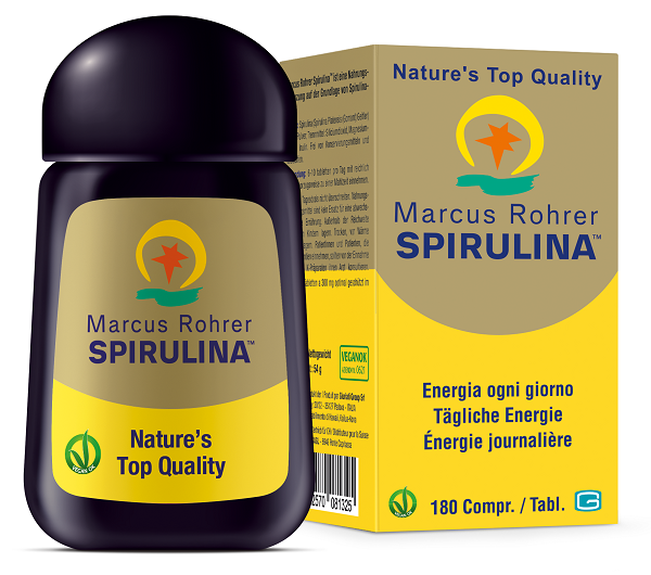 SPIRULINA MARCUS ROHRER 180 COMPRESSE - Parafarmacia Mostacciano