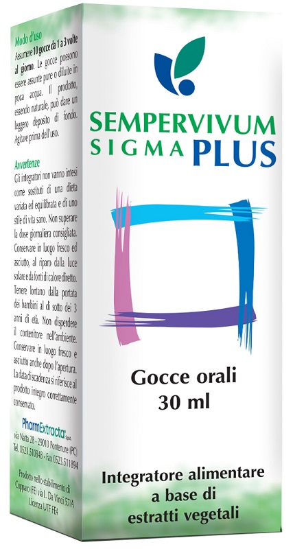 SEMPERVIVUM SIGMA PLUS 30 ML - Parafarmacia Mostacciano
