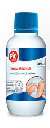 PIC SOLUTION ACQUA OSSIGENATA 10 VOLUMI PEROSSIDO DI IDROGENO 3% 250 ML - Parafarmacia Mostacciano