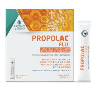 PROPOL AC FLU EFFERVESCENTE 10 BUSTINE - Parafarmacia Mostacciano