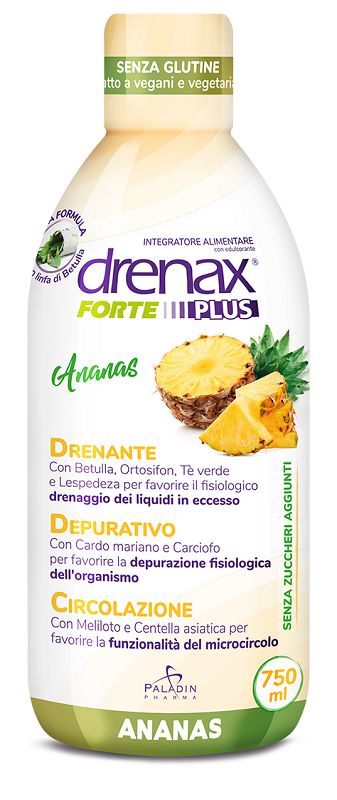 DRENAX FORTE PLUS ESOTICO CON ESTRATTO D'ANANAS 750 ML - Parafarmacia Mostacciano