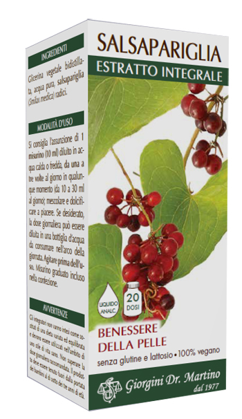 SALSAPARIGLIA ESTRATTO INTEGRALE 200 ML - Parafarmacia Mostacciano