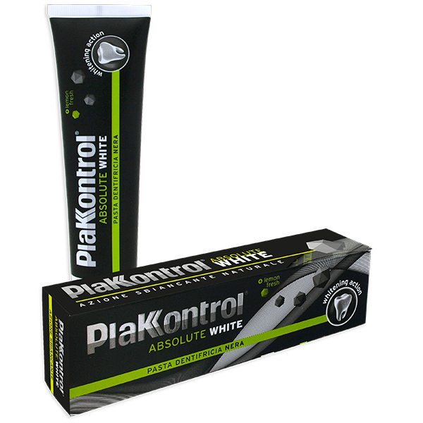 PLAKKONTROL ABSOLUTE WHITE DENTIFRICIO 75 ML - Parafarmacia Mostacciano