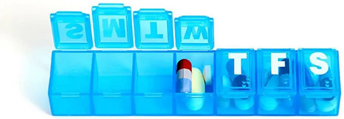 MEDS PORTAPILLOLE SETTIMANALE MEDS - Parafarmacia Mostacciano
