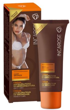 INCAROSE MAXI BRONZE CREMA ACCELERATORE DI ABBRONZATURA 125 ML - Parafarmacia Mostacciano