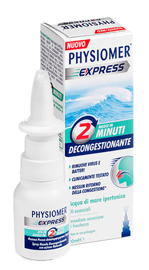 SPRAY NASALE PHYSIOMER EXPRESS SPRAY 20 ML - Parafarmacia Mostacciano