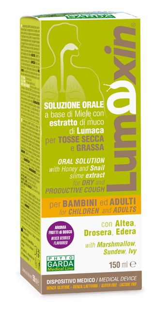 LUMAXIN DISPOSITIVO MEDICO SCIROPPO ADULTI/BAMBINI 150 ML - Parafarmacia Mostacciano