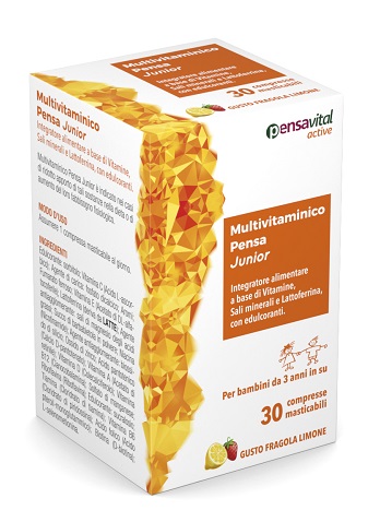 MULTIVITAMINICO PENSA JUNIOR 30 COMPRESSE MASTICABILI - Parafarmacia Mostacciano
