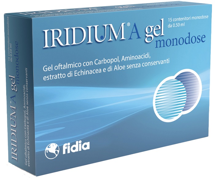 IRIDIUM A GEL OFTALMICO MONODOSE 15X0,50 ML - Parafarmacia Mostacciano