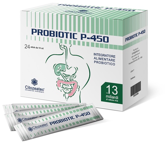 PROBIOTIC P-450 24 STICK MONODOSE 10 ML - Parafarmacia Mostacciano