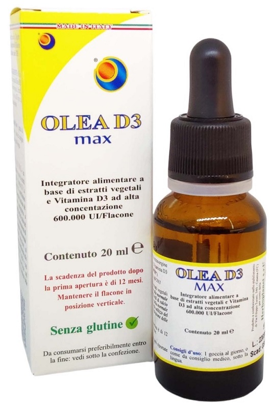 OLEA D3 MAX GOCCE 20 ML - Parafarmacia Mostacciano