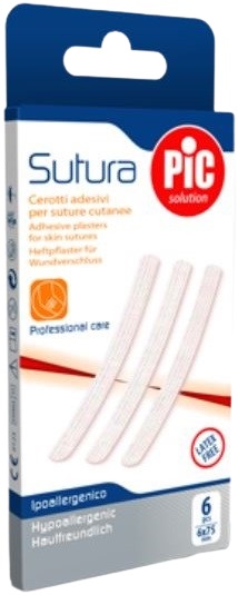 CEROTTO PER SUTURA PIC SOLUTION 3 X 75 MM 10 PEZZI - Parafarmacia Mostacciano