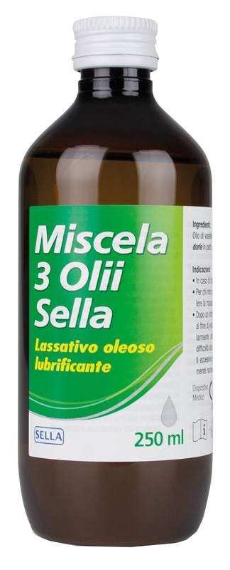 MISCELA 3 OLI LASSATIVO MD SELLA 250 ML - Parafarmacia Mostacciano