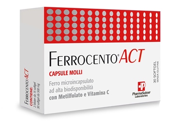 FERROCENTO ACT 30 CAPSULE MOLLI - Parafarmacia Mostacciano
