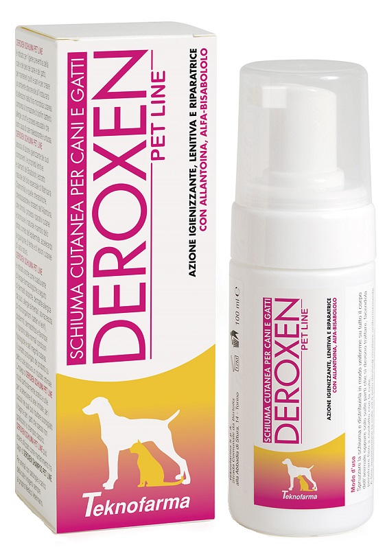 DEROXEN PET LINE SCHIUMA 100 ML - Parafarmacia Mostacciano