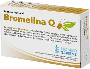 BROMELINA Q MONDO NATURA 30 COMPRESSE - Parafarmacia Mostacciano