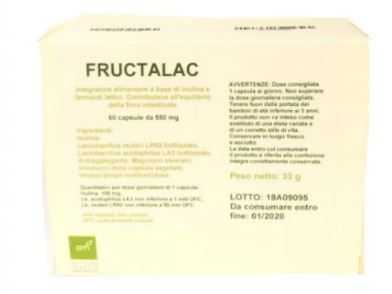 FRUCTALAC 60 CAPSULE - Parafarmacia Mostacciano