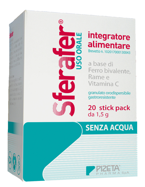 SFERAFER 20 STICK PACK - Parafarmacia Mostacciano