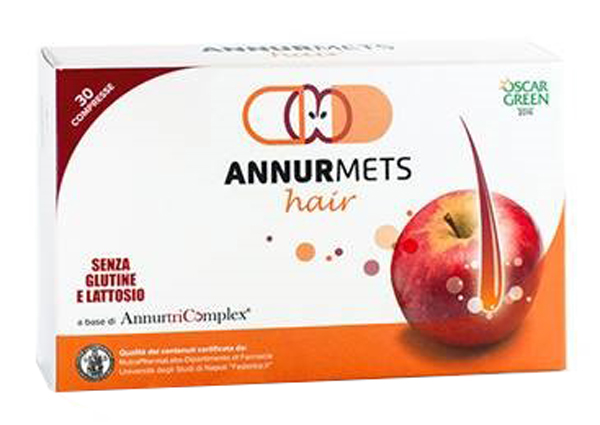 ANNURMETS HAIR 510 MG 30 COMPRESSE - Parafarmacia Mostacciano