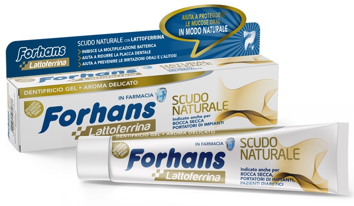 FORHANS DENTIFRICIO SCUDO NATURALE 75 ML - Parafarmacia Mostacciano