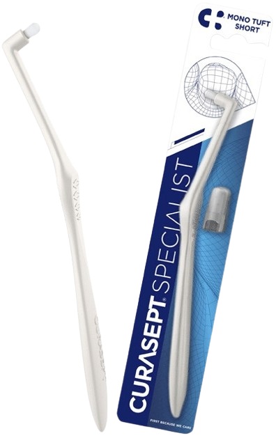 CURASEPT SPAZZOLINO SPECIALIST MONO TUFT SHORT - Parafarmacia Mostacciano