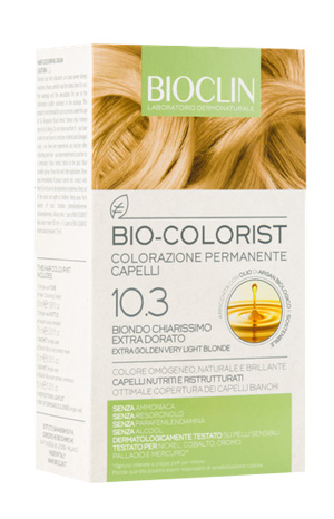 BIOCLIN BIO COLORIST 10,3 BIONDO CHIARISSIMO EXTRA DORATO - Parafarmacia Mostacciano