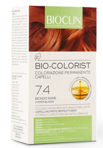 BIOCLIN BIO COLORIST 7,4 BIONDO RAME - Parafarmacia Mostacciano