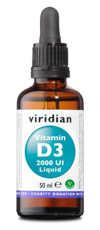 VIRIDIAN VITAMIN D3 2000UI LIQUID 50 ML - Parafarmacia Mostacciano