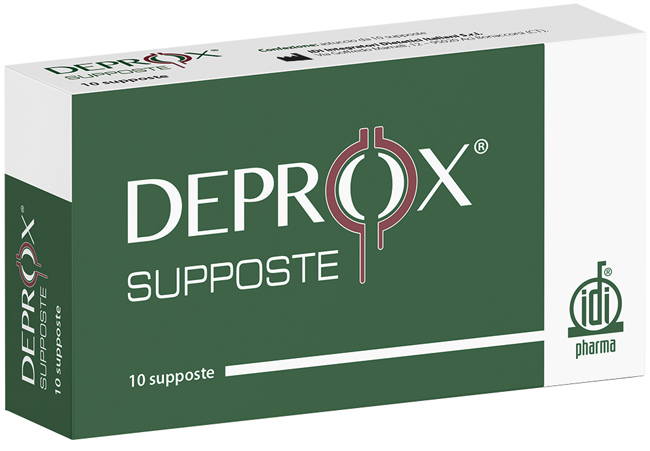 DEPROX 10 SUPPOSTE - Parafarmacia Mostacciano