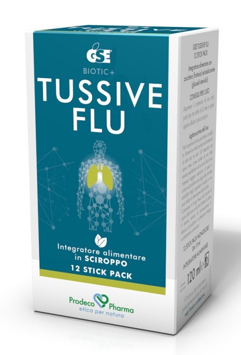 GSE TUSSIVE FLU 12 STICKPACK - Parafarmacia Mostacciano