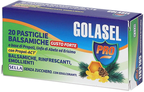 GOLASEL PRO 20 PASTIGLIE BALSAMICHE FORTI - Parafarmacia Mostacciano