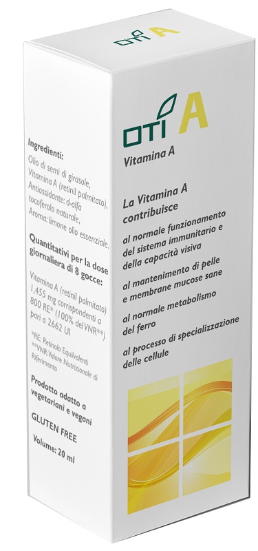 OTI A VITAMINA A GOCCE 20 ML - Parafarmacia Mostacciano