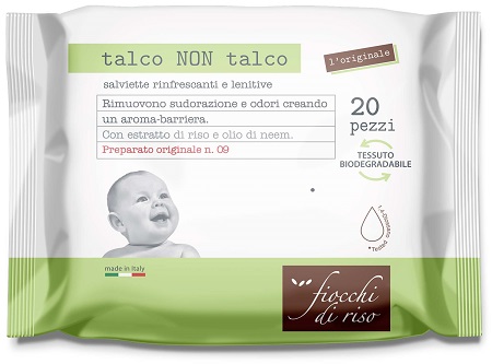 FIOCCHI DI RISO SALVIETTE TALCO NON TALCO - Parafarmacia Mostacciano