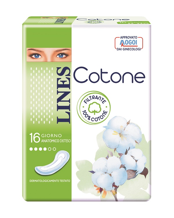 LINES COTONE NON ULTRA ANATOMICI DISTESI 16 PEZZI - Parafarmacia Mostacciano