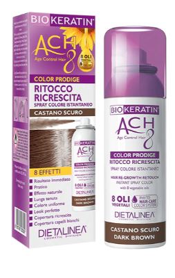 BIOKERATIN ACH8 PRODIGE RITOCCO RICRESCITA CASTANO SCURO 75 ML DIETALINEA - Parafarmacia Mostacciano