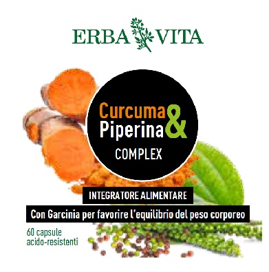 CURCUMA&PIPERINA COMPLEX 60 CAPSULE - Parafarmacia Mostacciano
