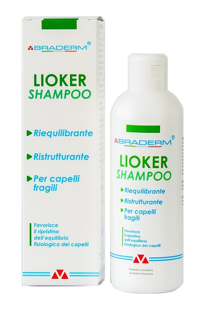 LIOKER SHAMPOO 200 ML BRADERM - Parafarmacia Mostacciano